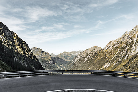 Mountain Road With Panorama Scenery View thumbnail