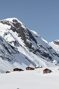 snow covered mountain photo thumbnail