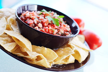 focus photo of taco with salad thumbnail