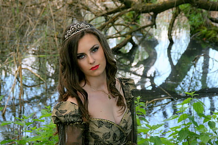 woman wearing tiara crown thumbnail