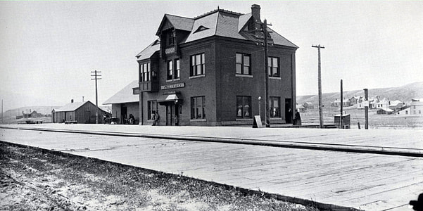 Second Livingston NPRR Depot, 1894 in Montana thumbnail