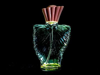 green glass perfume bottle thumbnail
