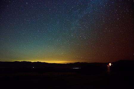 silhouette photo of mountain thumbnail
