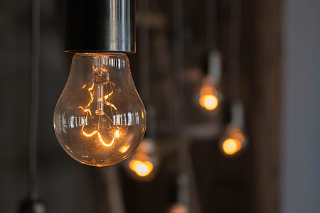 macro photography of Edison bulb thumbnail