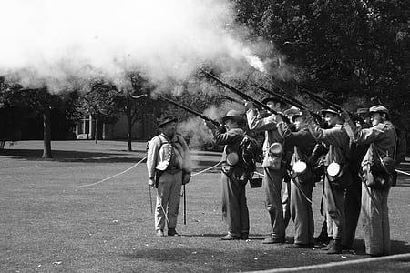 group of men gun salute thumbnail