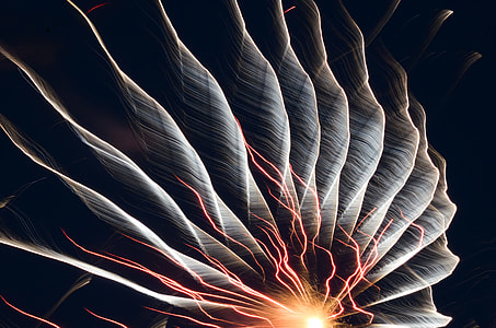 white and orange lights in time lapse photography thumbnail