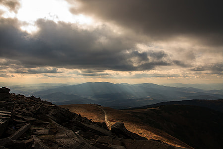landscape photo of mountains and sky thumbnail