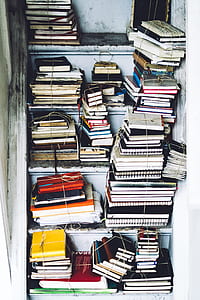 photo of file of books on cabinetr thumbnail