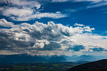 mountains under cloudy sky thumbnail