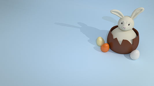 white bunny figurine thumbnail