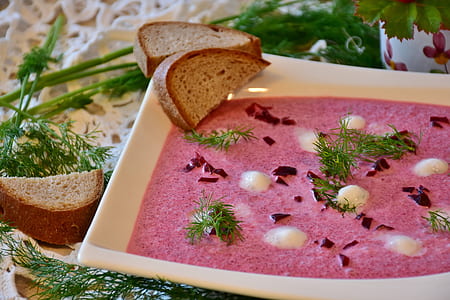 sliced bread on ceramic plate thumbnail