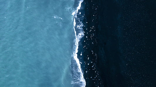 aerial view of ocean thumbnail