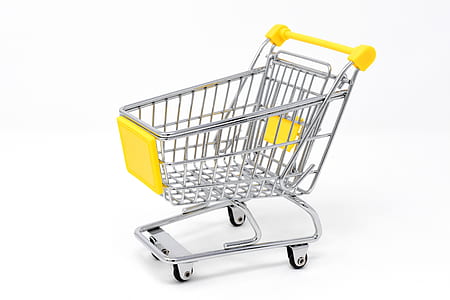 silver and yellow grocery cart thumbnail