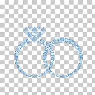 Wedding ring Marriage Engagement ring, Blue diamond wedding ring, blue wedding ring set PNG clipart