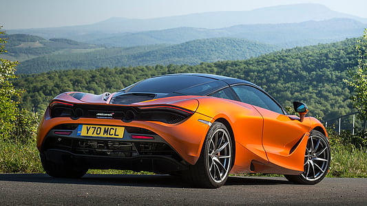 orange McLaren 720S coupe thumbnail