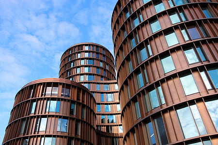 sky, clouds, buildings, skyscrapers thumbnail