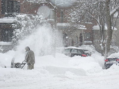 person using snow blower thumbnail