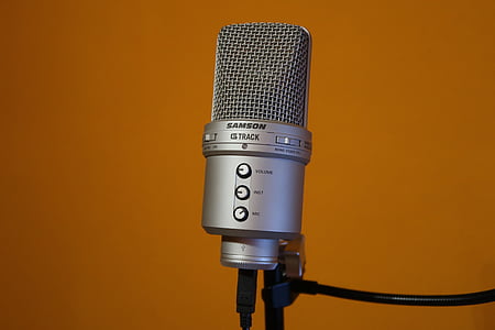 gray Samson CS Track condenser microphone thumbnail