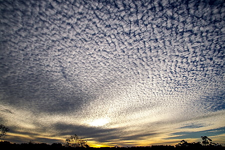 blue and white cloudy sky during sunset thumbnail