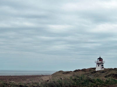 landscape photo of white lighthouse thumbnail