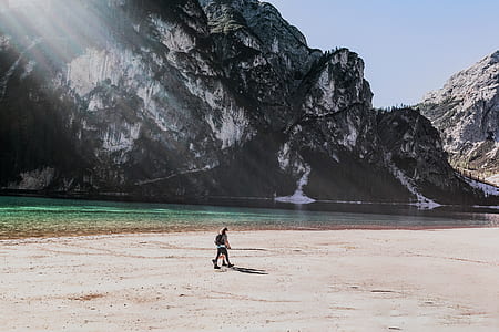 sea, landscape, mountains, nature thumbnail