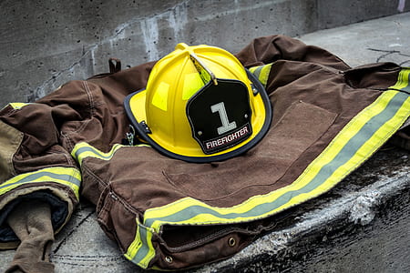firefighter suit on ground thumbnail