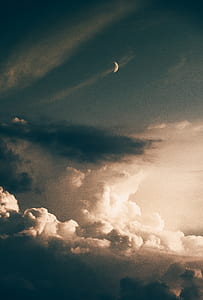 photo of white clouds and moon thumbnail