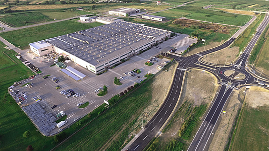 aerial view photography of gray road thumbnail