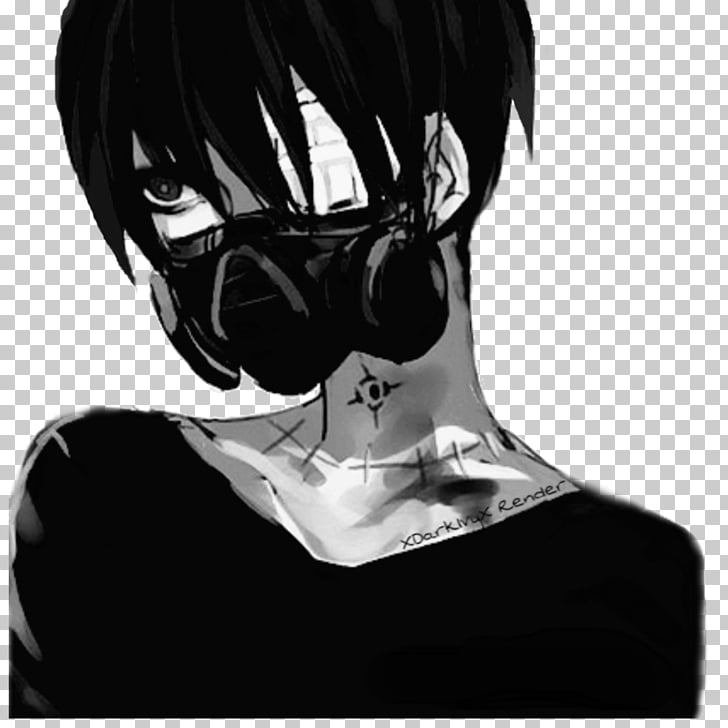 Anime boy wearing mask