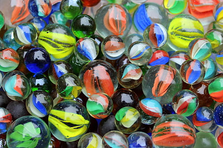 assorted-color toy marble lot thumbnail