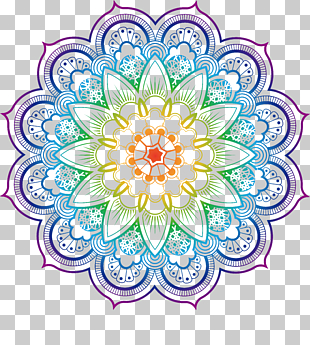 Mandala Coloring book Buddhism Illustration, Datura flower color, mandala floral artwork PNG clipart
