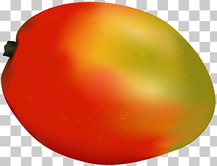 Tomato Apple Orange, Mango Transparent , oval red and yellow fruit PNG clipart