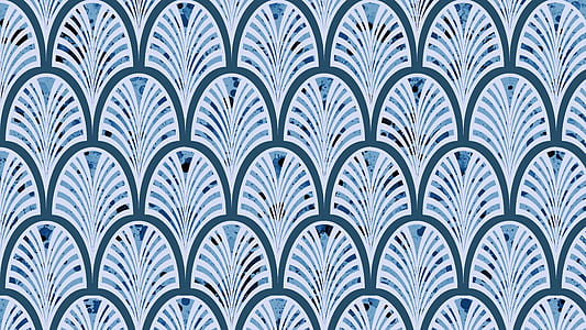 blue, white, and green wallpaper thumbnail