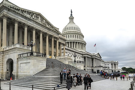 Steps of US Senate and House of Representatives. thumbnail