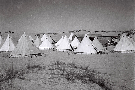 Tents in the Desert in Holon, Israel thumbnail