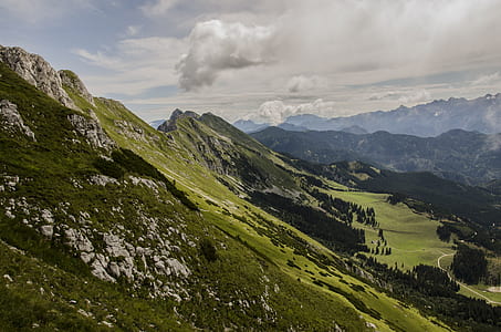 landscape, mountains, nature, sky thumbnail