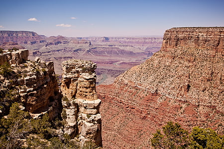 bird's eye view photography of canyon thumbnail