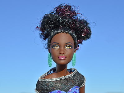 Barbie doll wearing gray top thumbnail