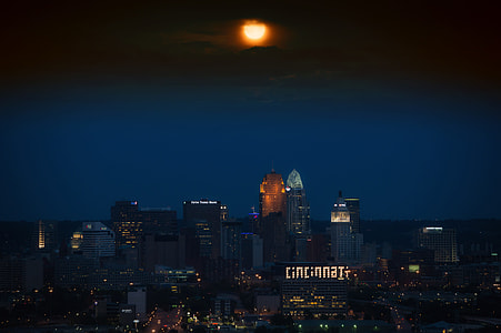 city buildings during night time thumbnail