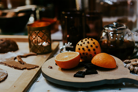 Christmas cake and orange thumbnail
