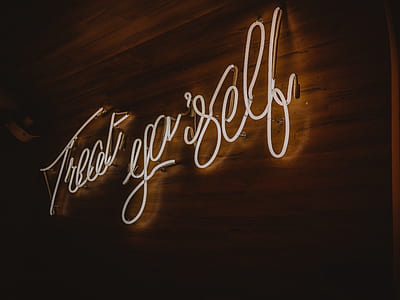 white neon signage thumbnail