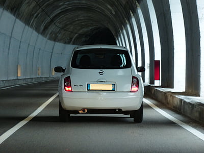 white Nissan Micra thumbnail