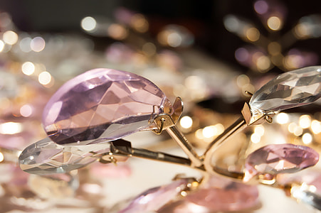 shallow focus photo of purple and silver jewelry thumbnail