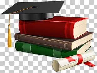 Square academic cap Graduation ceremony Hat , Graduation Cap Books and Diploma , books and graduation cap PNG clipart