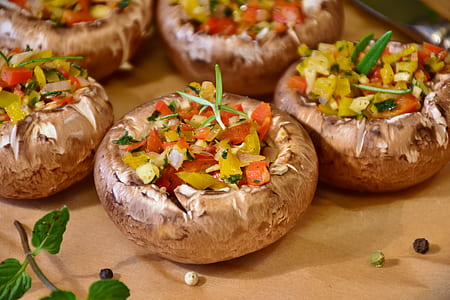 brown dish with salad thumbnail