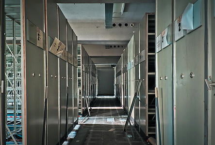 white metal hallway thumbnail