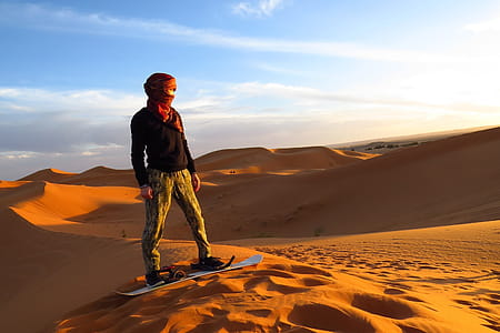 Man in Morocco Desert thumbnail