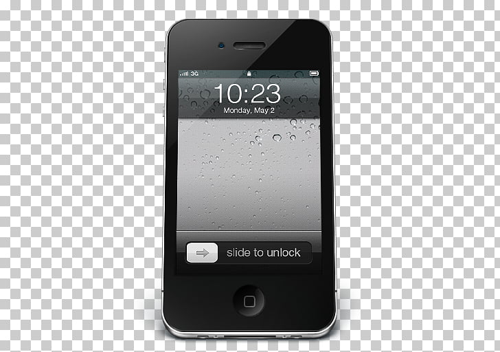 Smartphone electronic device gadget multimedia, iPhone Black iOS, black iPhone 3GS PNG clipart