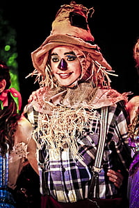 person wearing scarecrow costume thumbnail