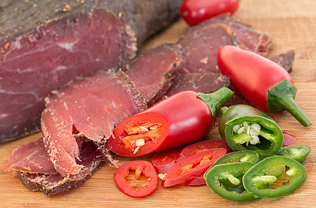 raw meat and bell pepper thumbnail